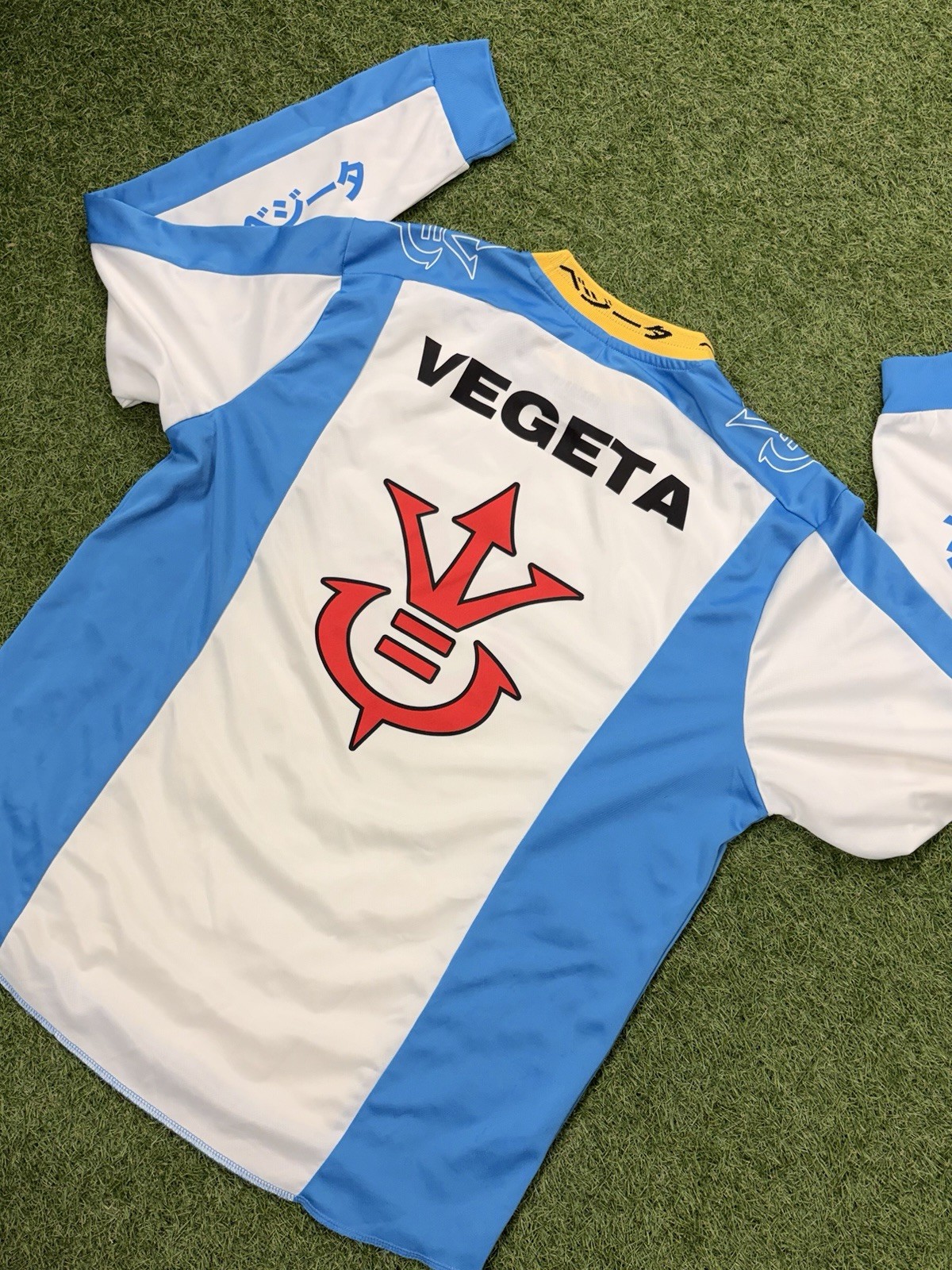 Dragon Ball Z Vegeta Katakana Motocross Jersey – BoxLunch Exclusive Sz XL