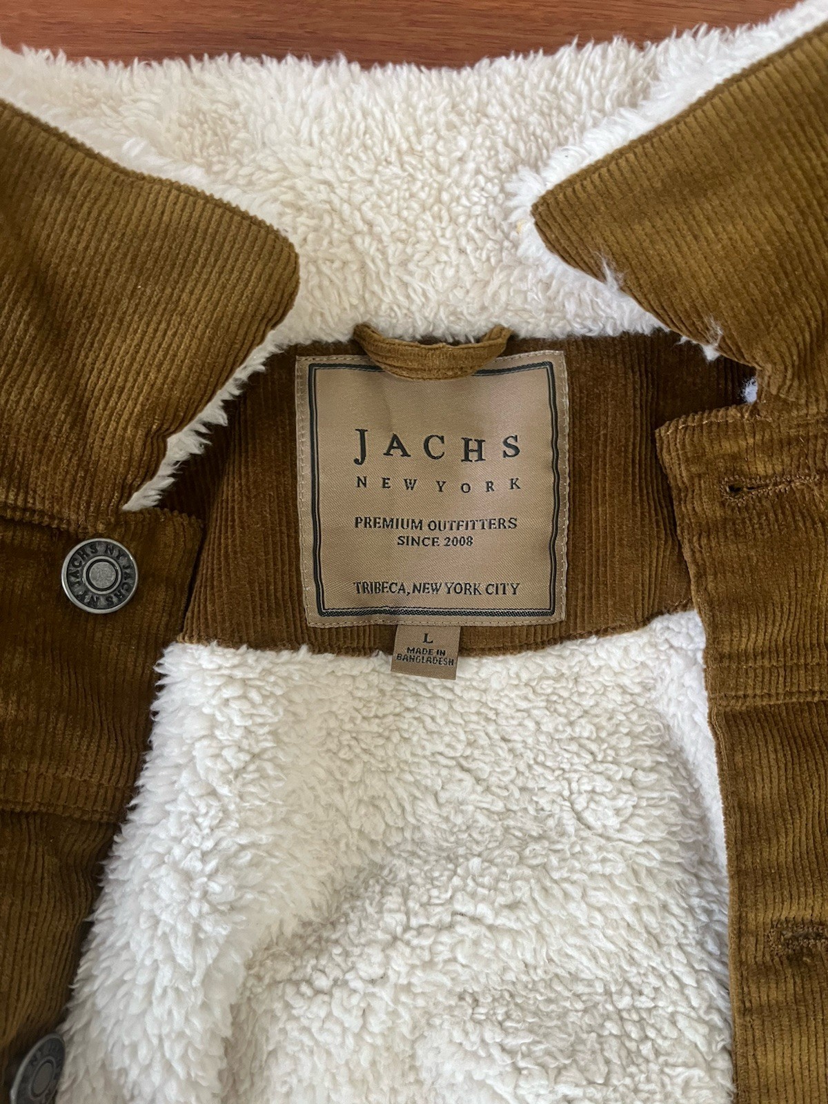 Men’s Corduroy Sherla Jacket – Jachs new York – Size L