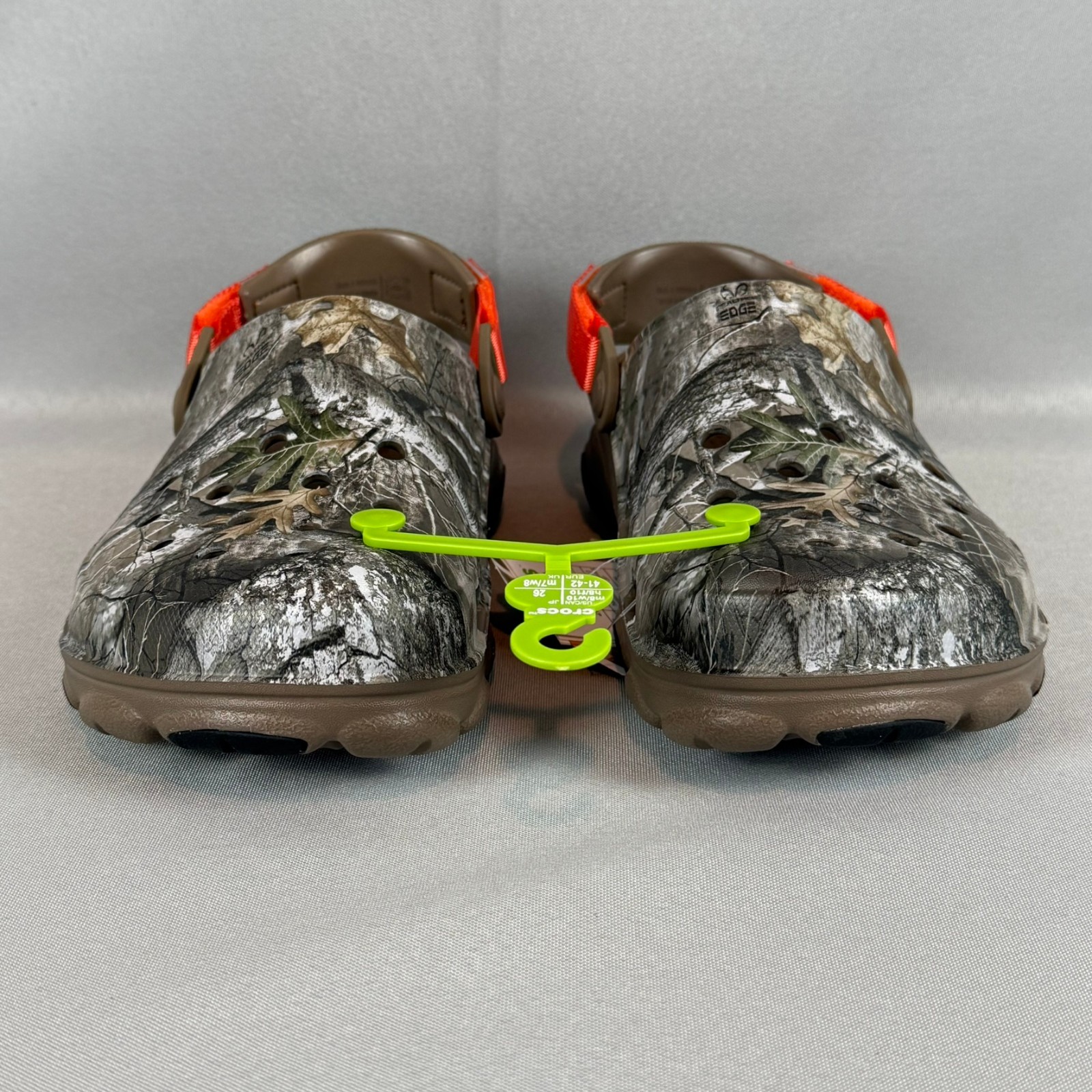 Crocs x Realtree Edge All-Terrain Clogs Mens 8 Walnut Camo Outdoors W10 New NWT