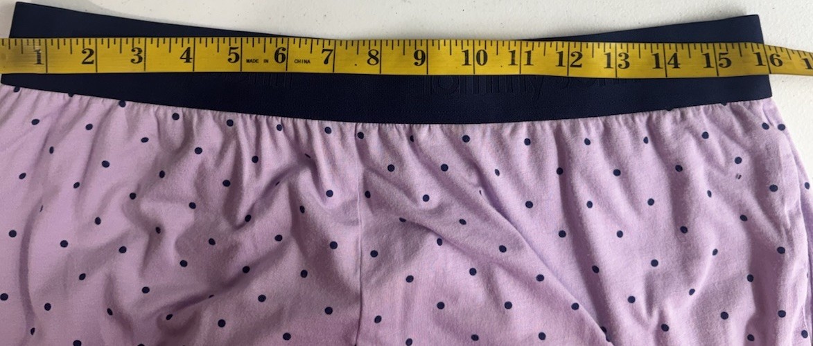 Tommy John Purple Polka Dot Pajama Set Tank Pockets Comfort Relax Designer L