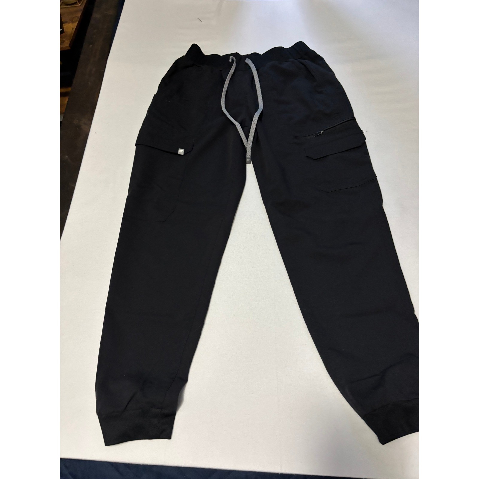 Fabletics Feel Good Cargo Joggers Black Women Medium Drawstring Pants
