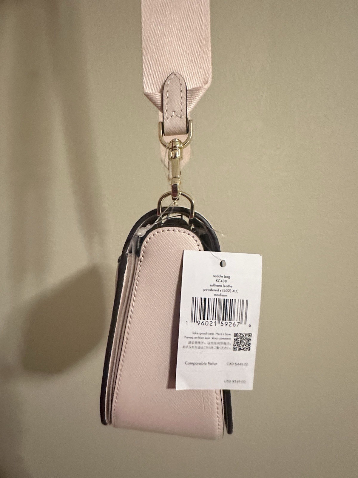 kate spade new york Madison Pink Small Crossbody Magnetic, Detachable Strap