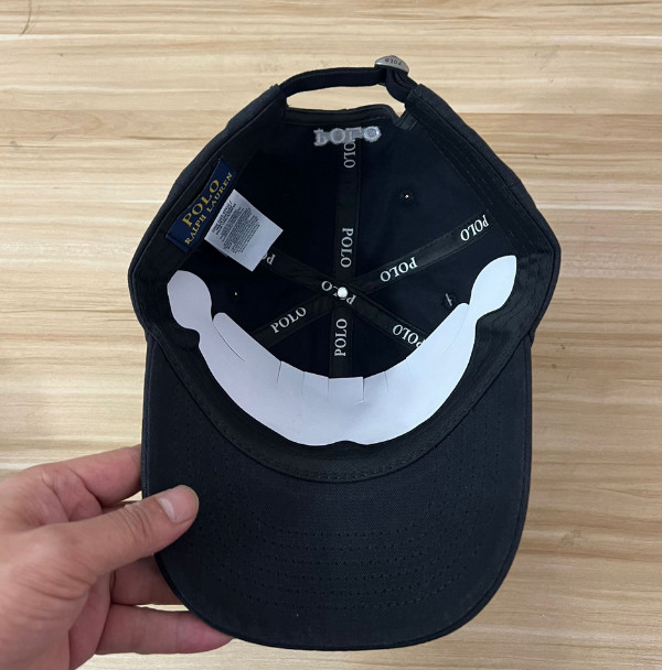 NEW POLO Cotton Chino Adjustable Buckled Strap Curved Brim Ball Cap