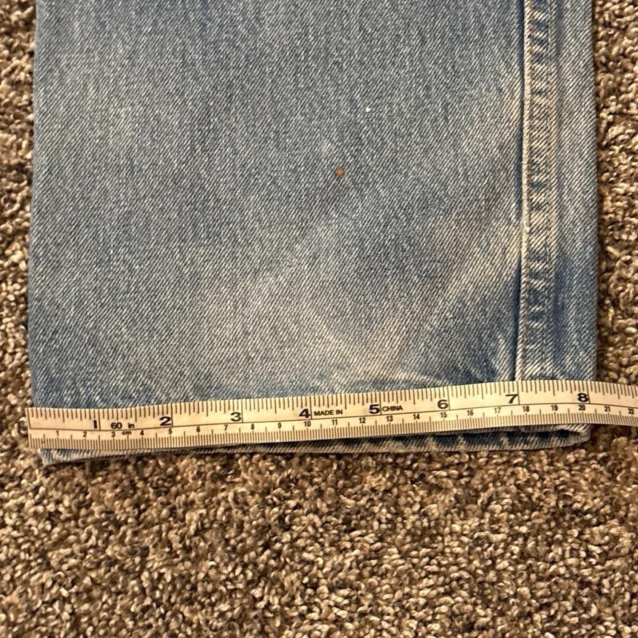 Levi’s 501xx Jeans 35×34 Vintage Made in USA Button Fly Light Wash Straight Leg