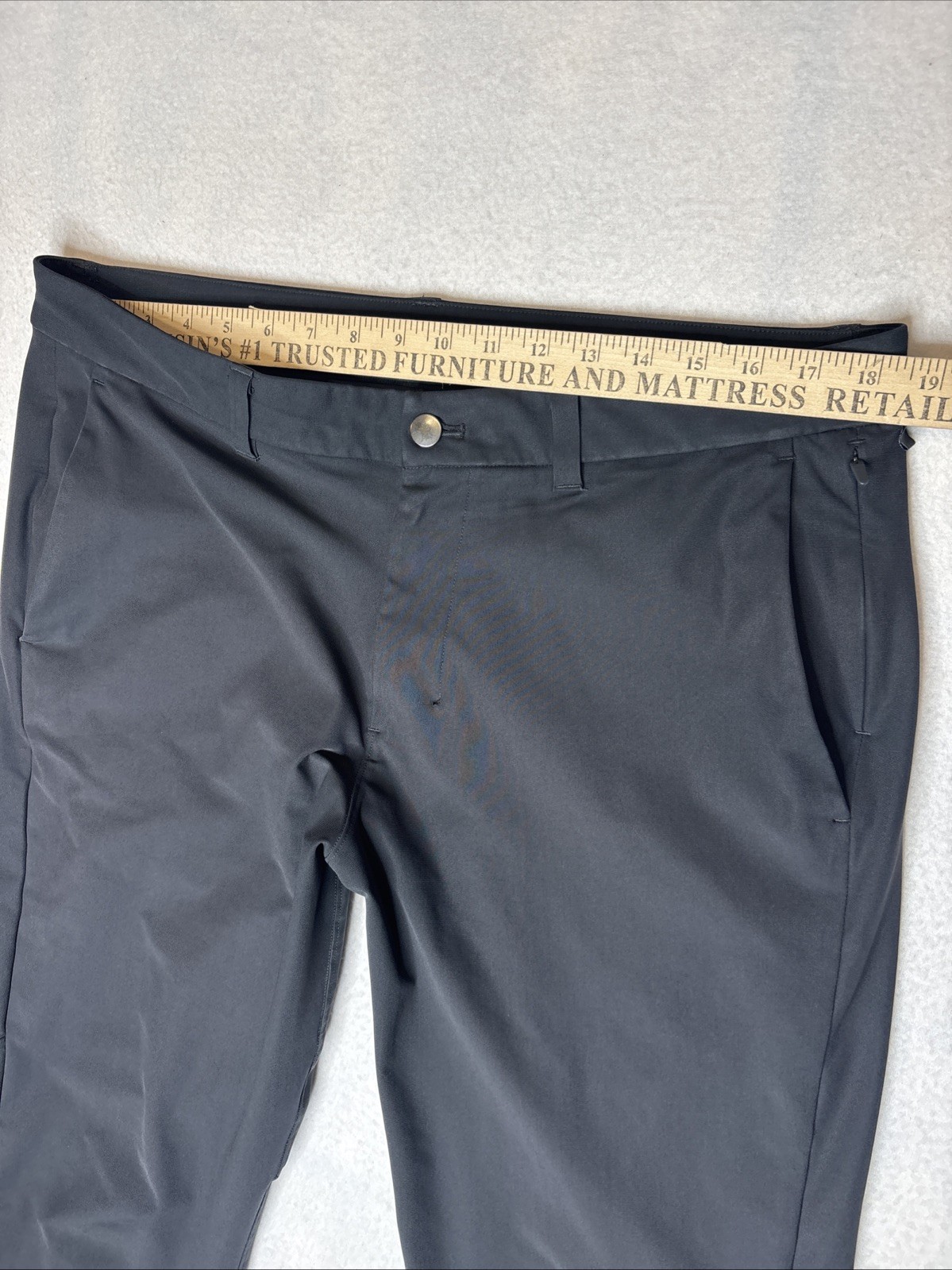 Lululemon Commission Pants Grey Men’s Size 36×32 Classic ABC Warpstreme LM5AF2S