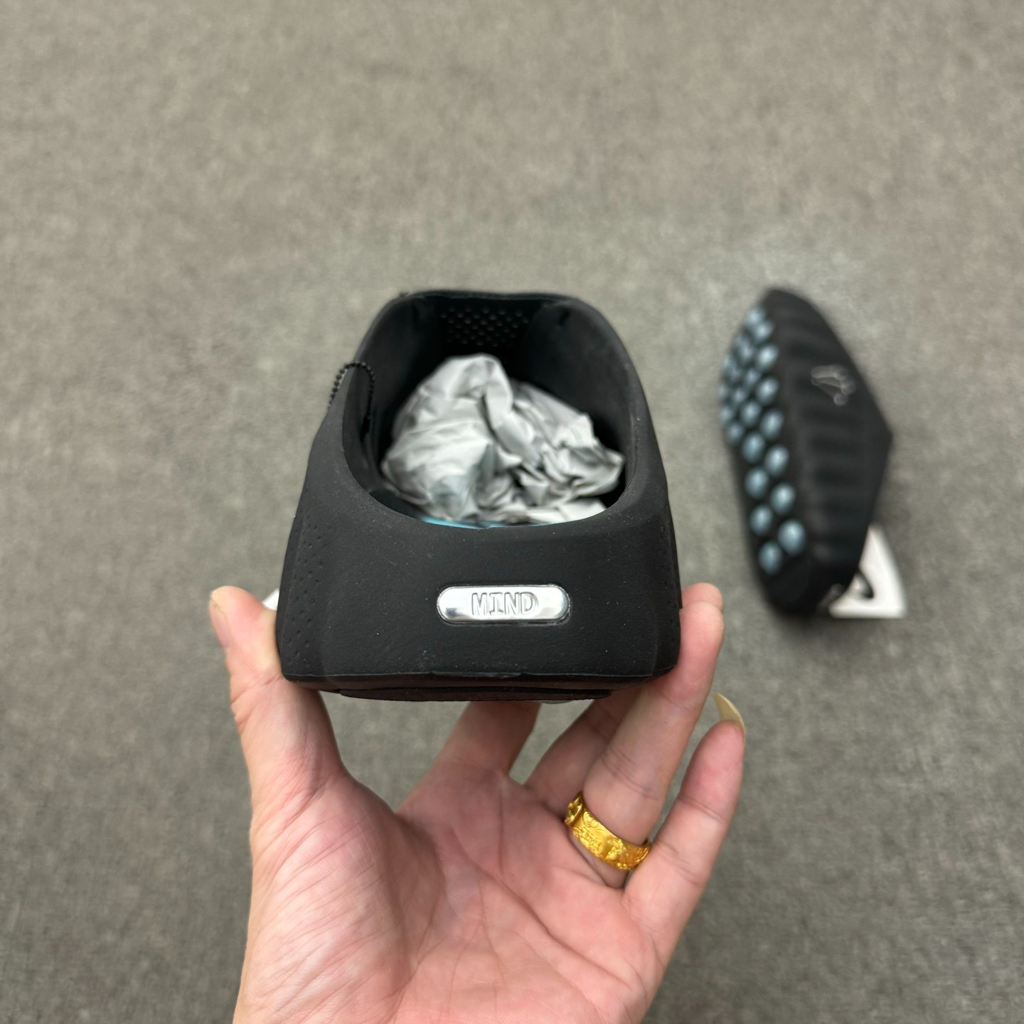 Nike x Travis Scott Mind 001 Triple Black Slip-On Clog Slippers