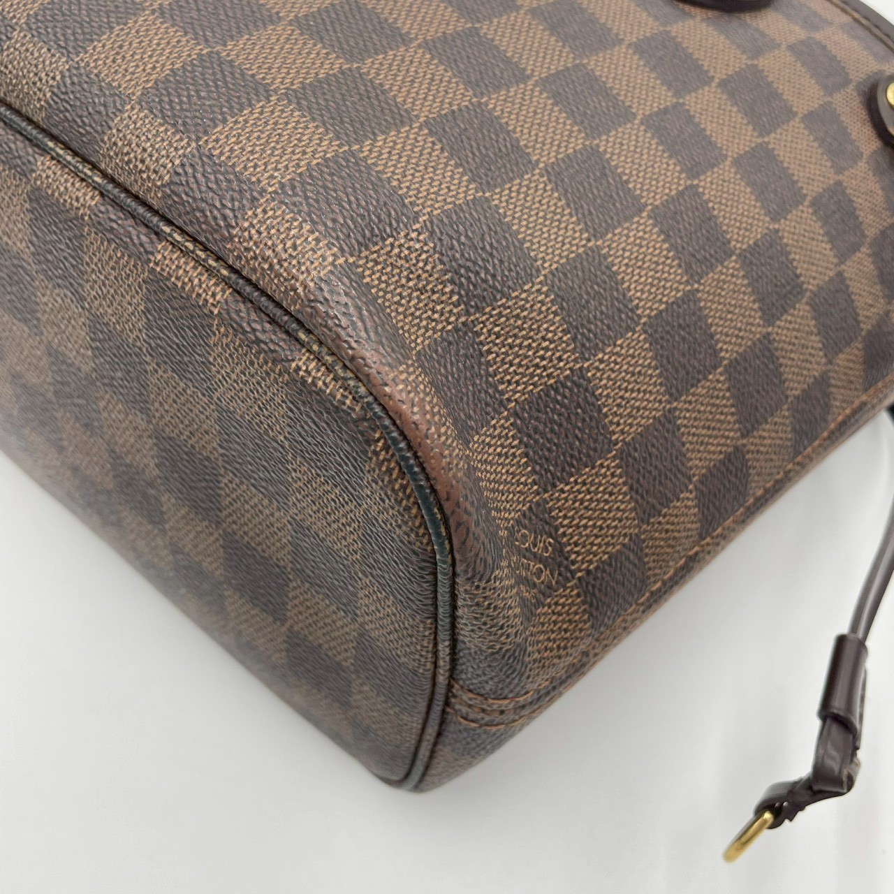 LOUIS VUITTON Damier Ebene Neverfull PM N51109 Tote Bag Brown Women’s 2467