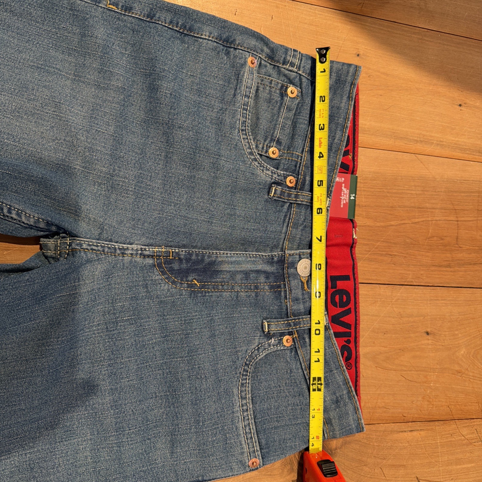 Levi’s 511 Slim Flex Stretch Blue Jeans size 14 Reg Boys NWT Adjustable Waist ￼
