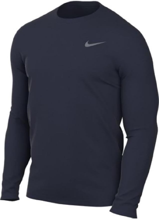 Nike Legend Dri-Fit T-Shirt Long Sleeve Red Grey Blue Navy Green 727980 Large