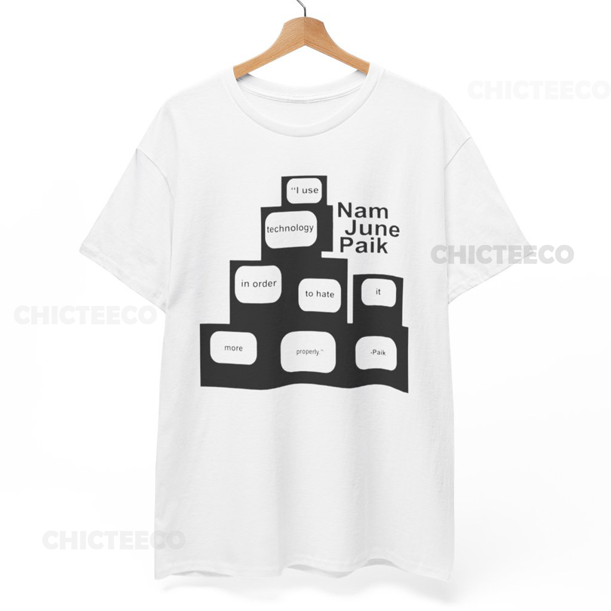 Nam June Paik T-Shirt, , Nam June Paik Artist Shirt, Art Unisex T-Shirt