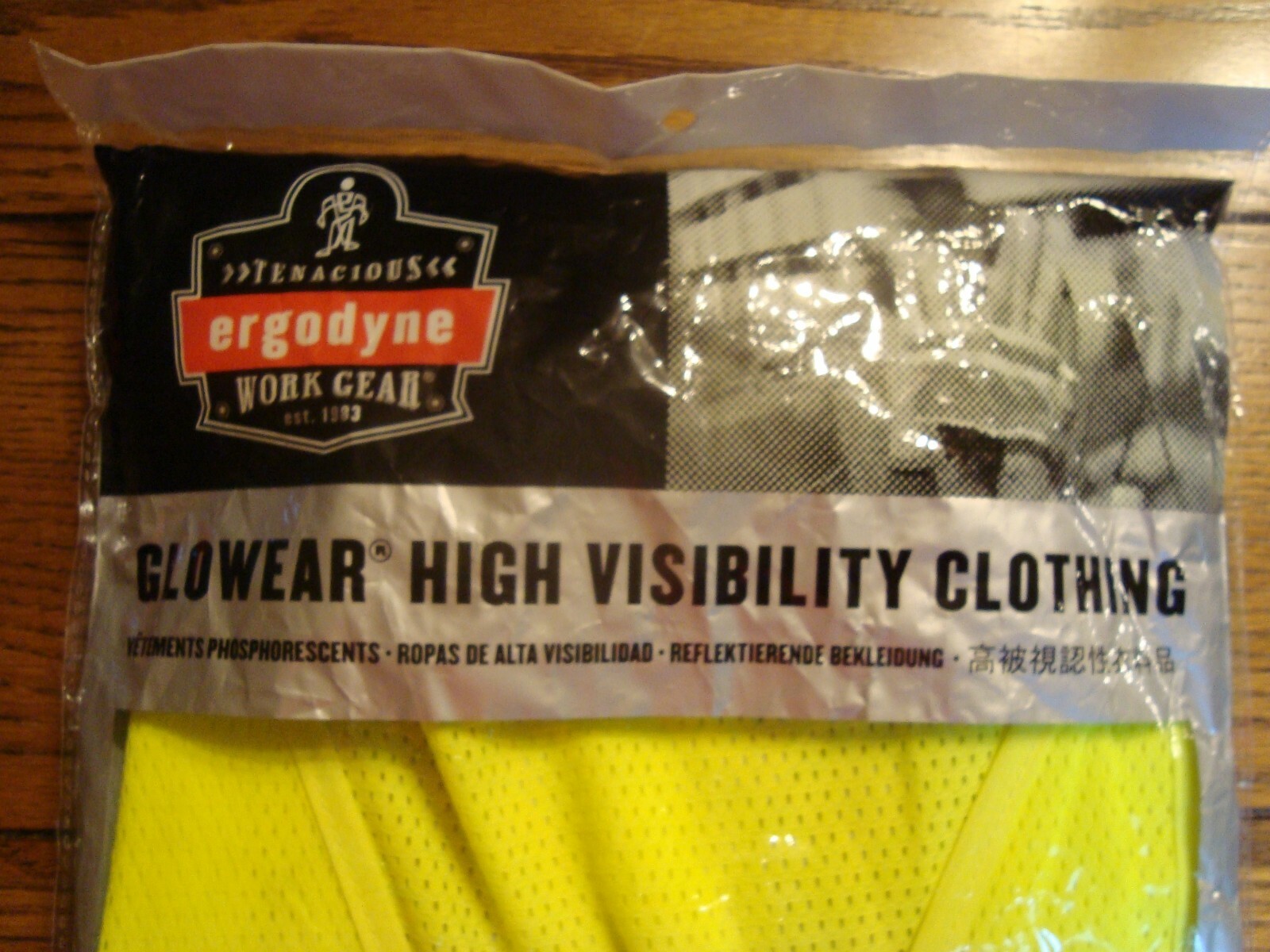 Tenacious Ergodyne Work Gear Glowear High Visibility Standard Vest 8215B – L/XL