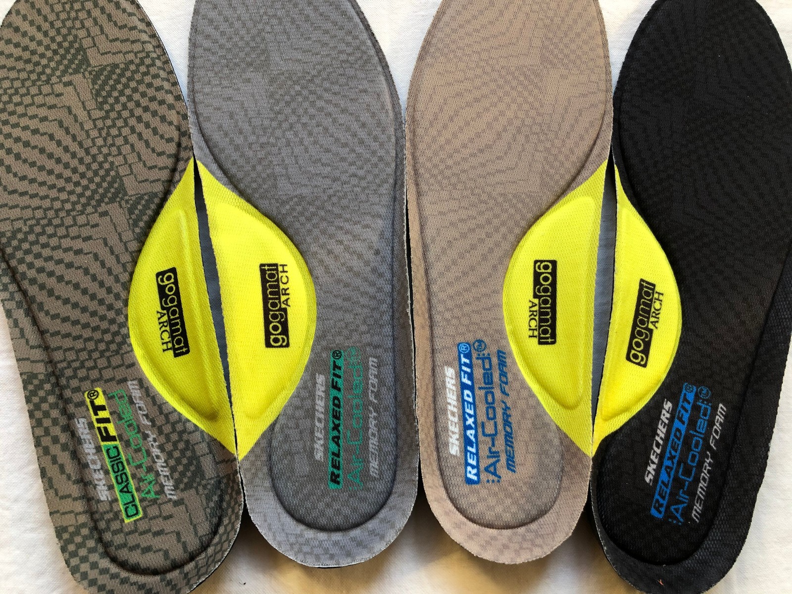 Skechers Memory Foam Air Cooled Goga Mat Arch High Rebound Ms US 7-14