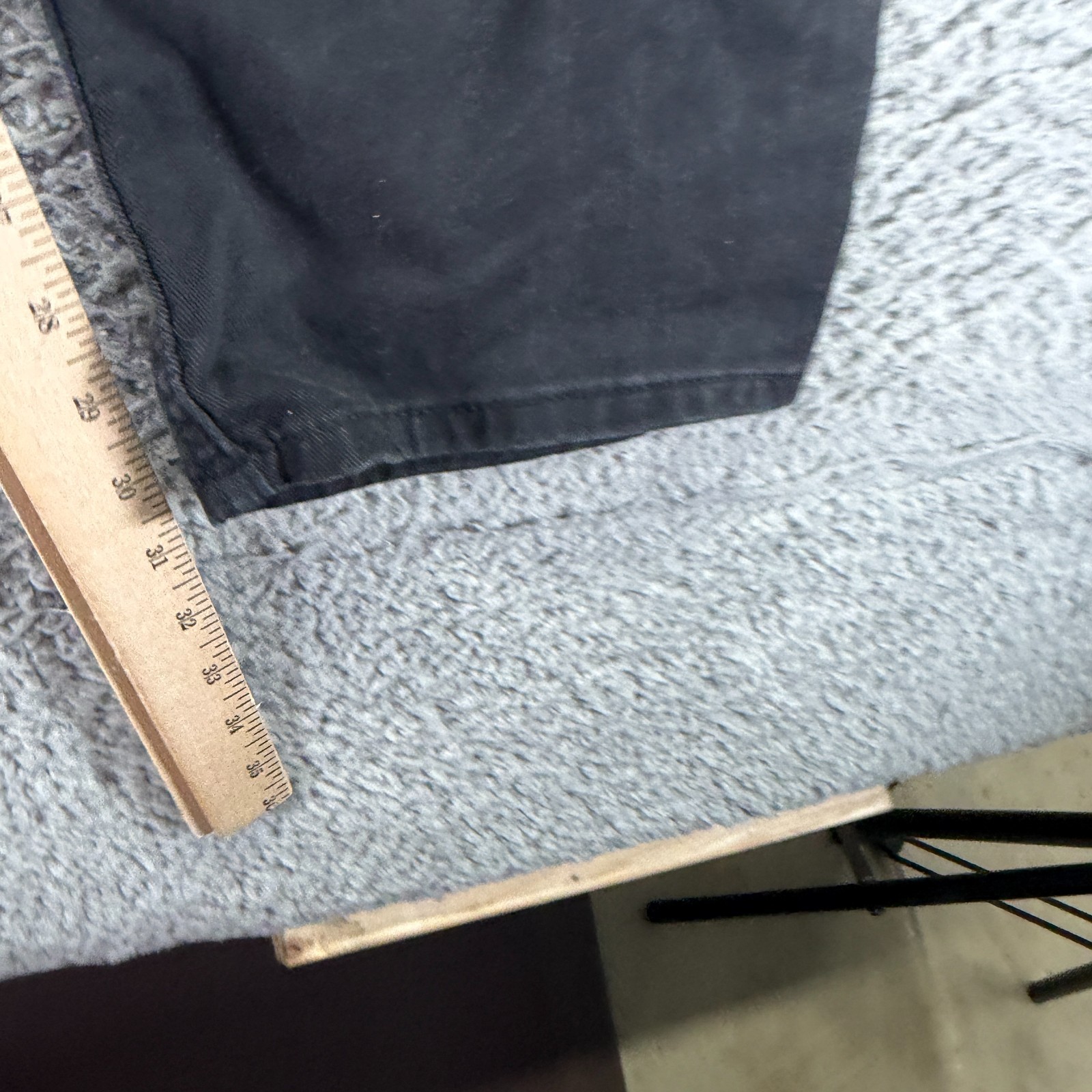 Levi’s 513 Jeans Mens 33×32 Black Cotton Denim Straight Travel Workwear Stretch
