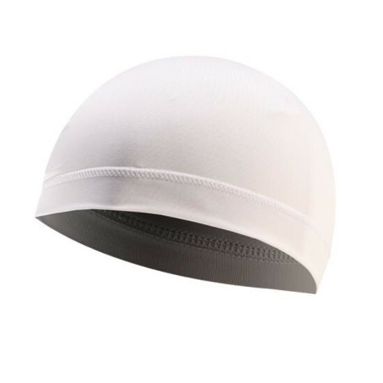 Dome Cap Wicking Helmet Liner Elastic FootBall Biker Beanie Hat Head Wrap Spande