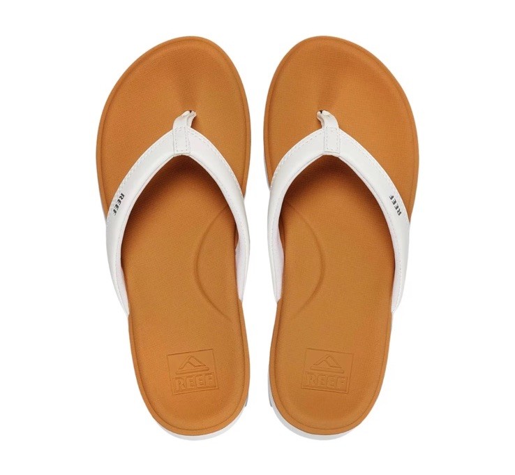 Reef Cushion Cloud White Tan CJ0234 Women’s Sizes Medium New