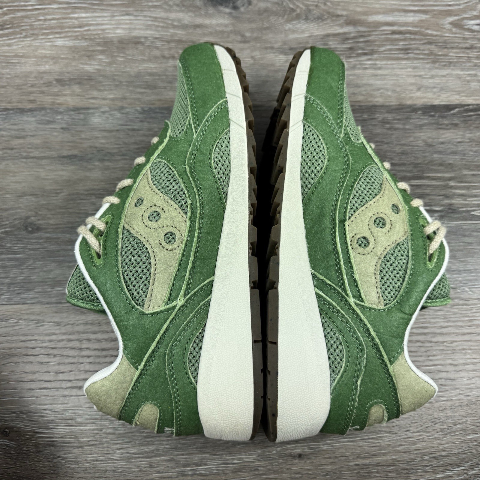 Saucony Shadow 6000 Shoes Men Size 8.5 Green RFG Artichoke pineapple Earth Pack