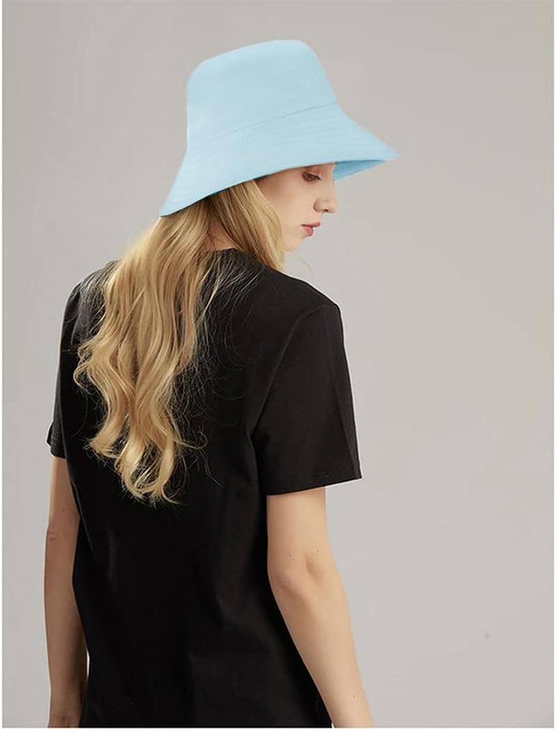 Unisex Bucket Hat Beach Sun Hat Aesthetic Fishing Hat for Men Women Teens, Rever