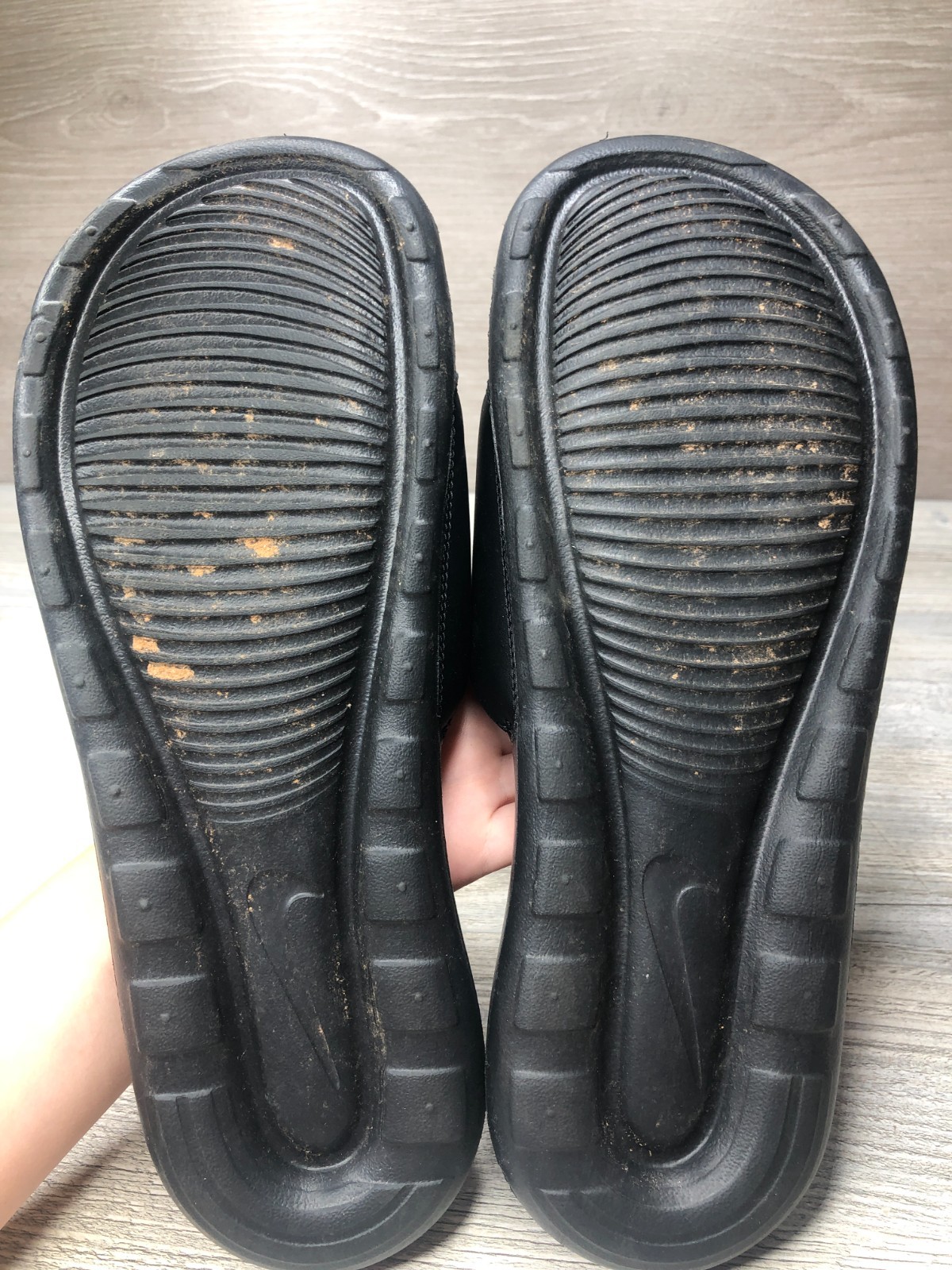 *NEW* Men NIKE VICTORI ONE SLIDES BLACK/BLACK Sz 10M