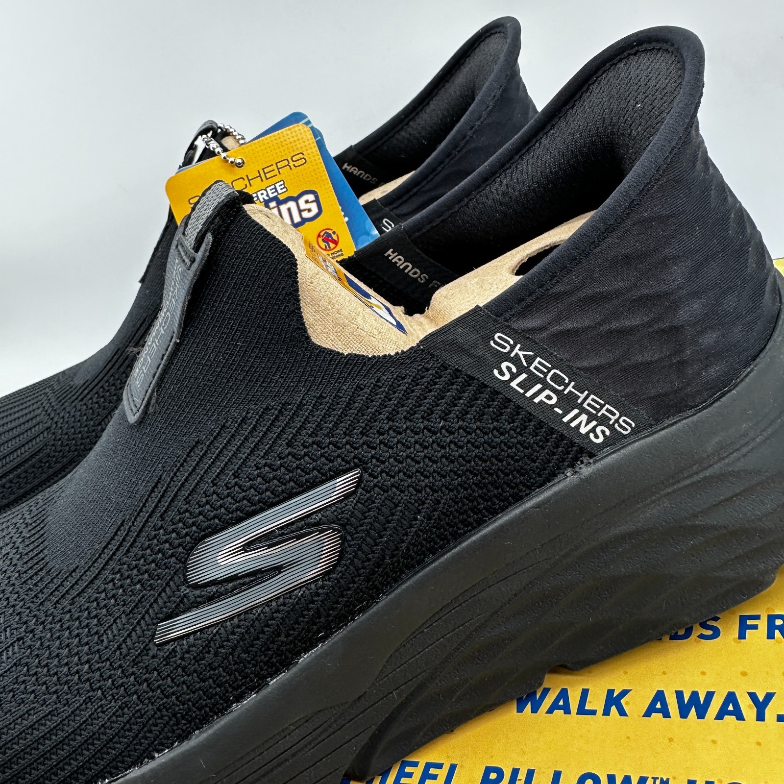 Skechers Slip-Ins Max Cushioning Advant Athletic Shoes Black Mens Size 9