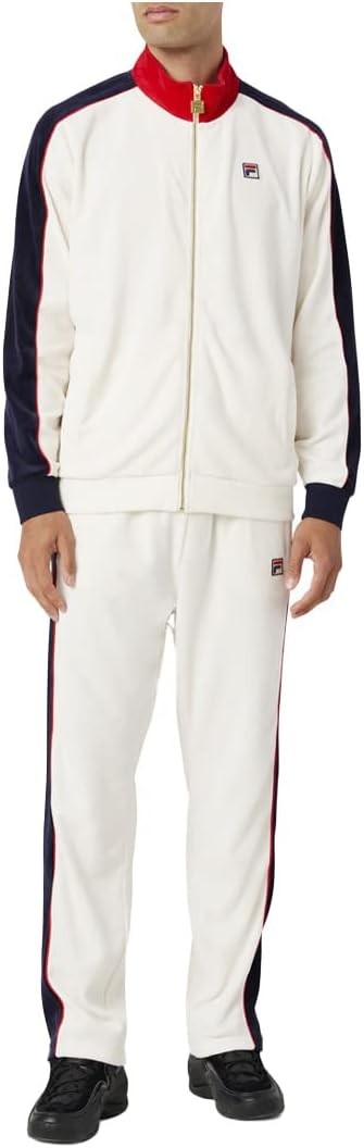 Fila Men’s CIMA Velour Pant LM037848 Peac/Gard/Cred