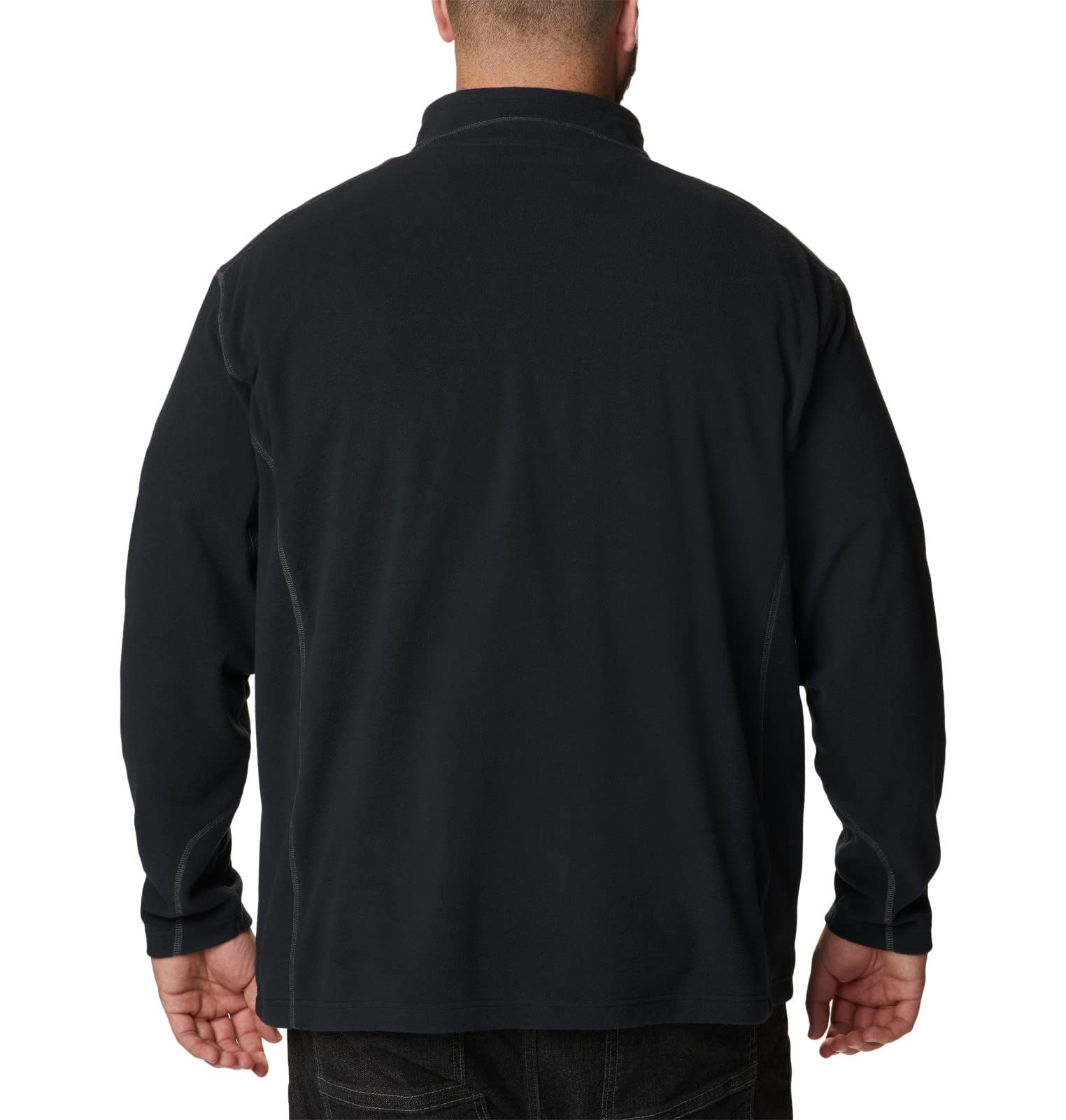 Columbia Mens Klamath Range II Half Zip Fleece Jacket, Black, 3X