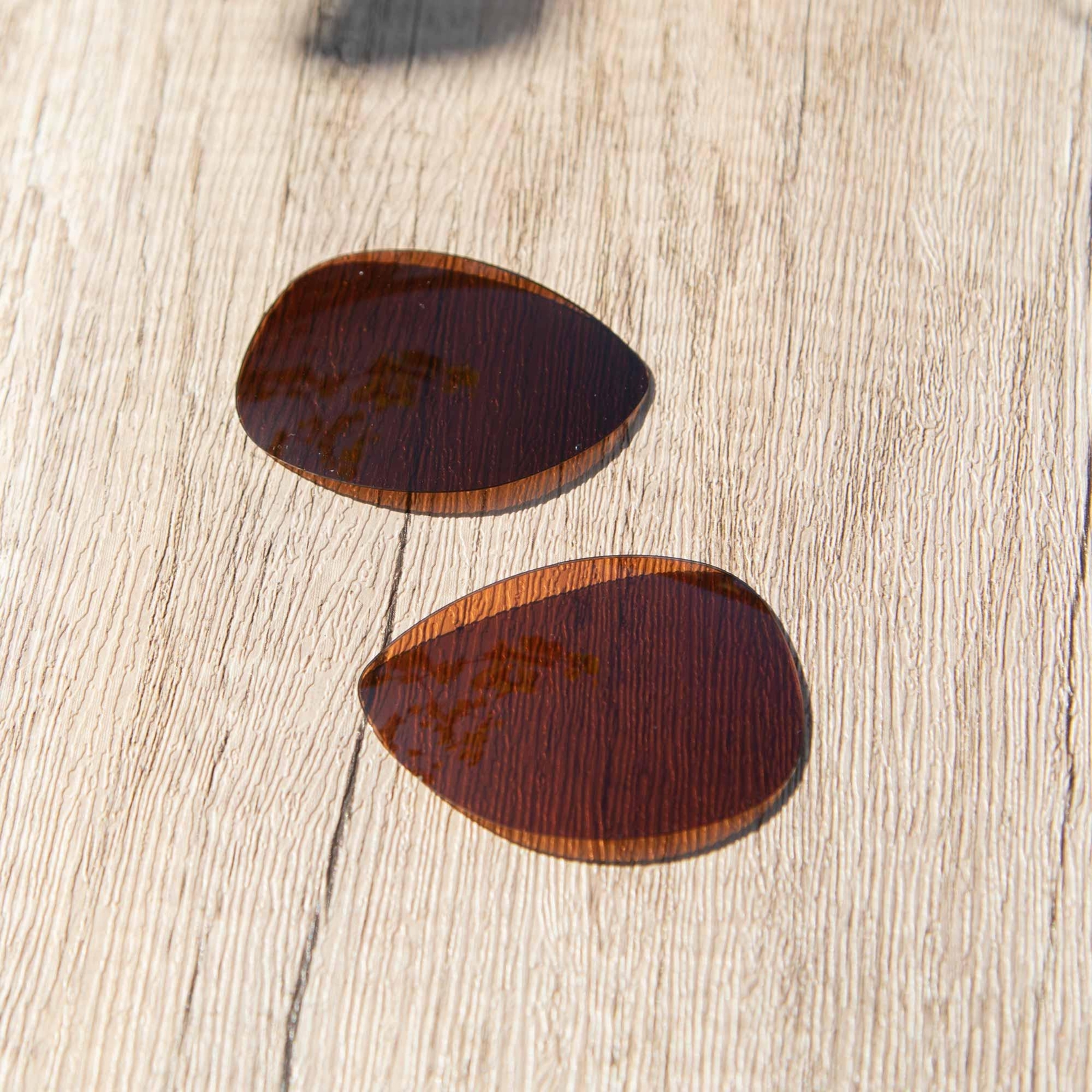 Walleva Brown Polarized Replacement Lenses For Ray-Ban RB3362 Cockpit 59mm