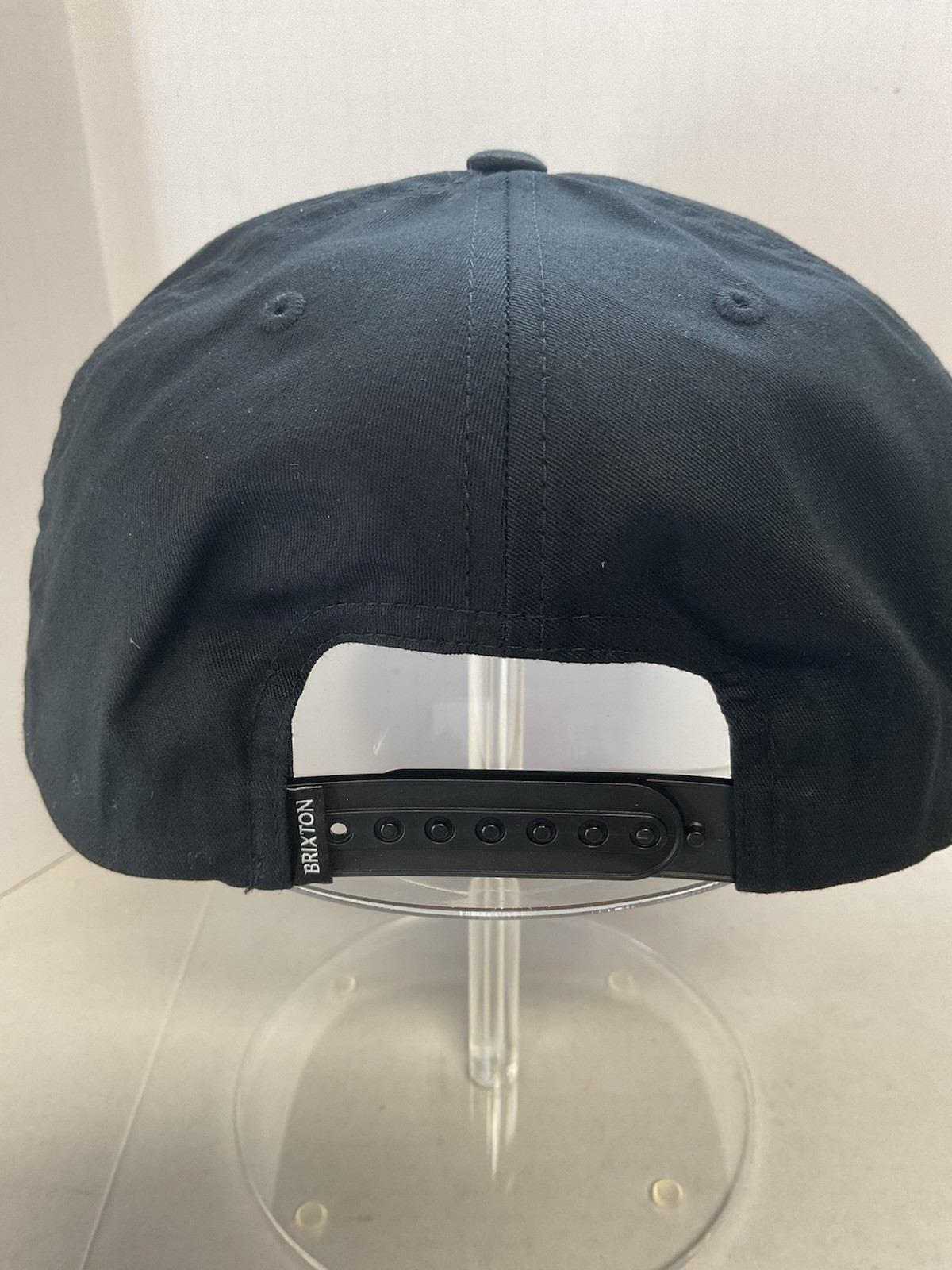 Brixton Company Black Snapback Hat Cap One Size New Without Tags