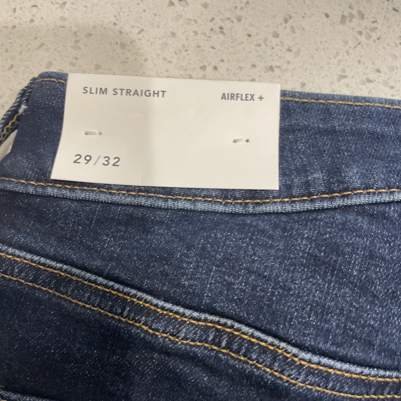 NWT American Eagle Air flex + Slim Straight Rustic Blue Jeans 29/32