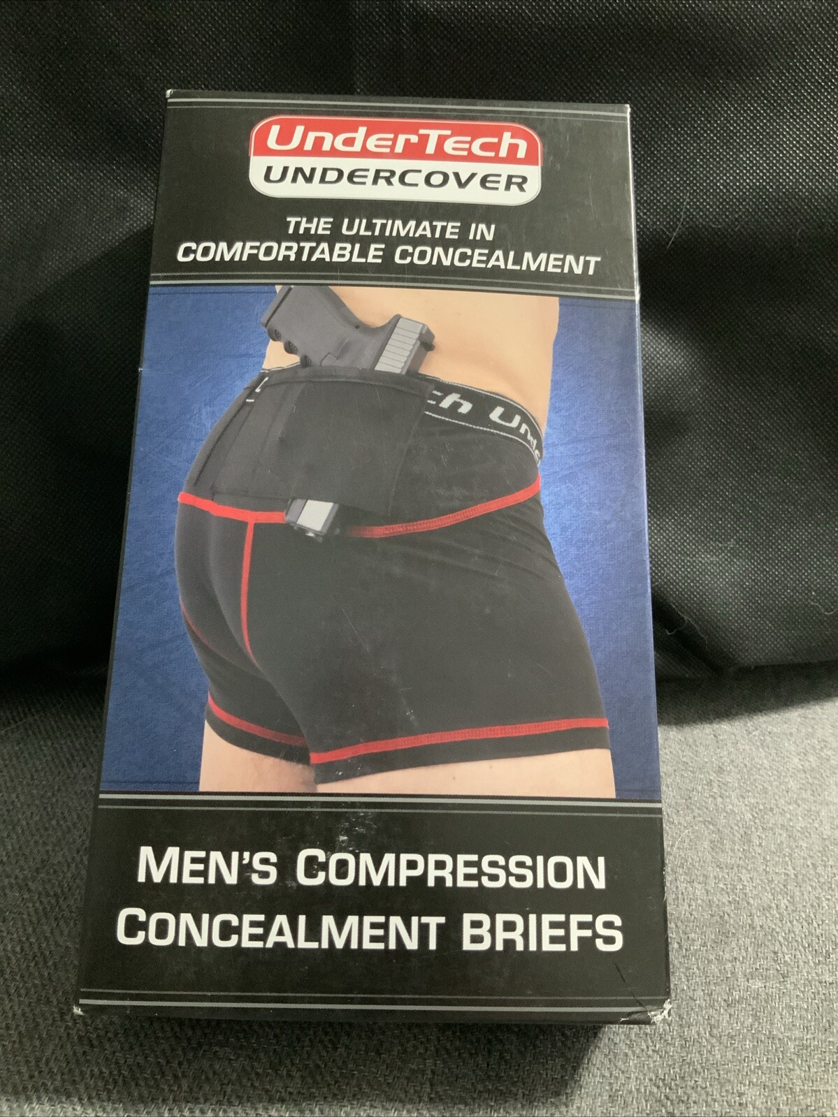 UnderTech Undercover Men’s Compression Concealment White Briefs Size 3X Large