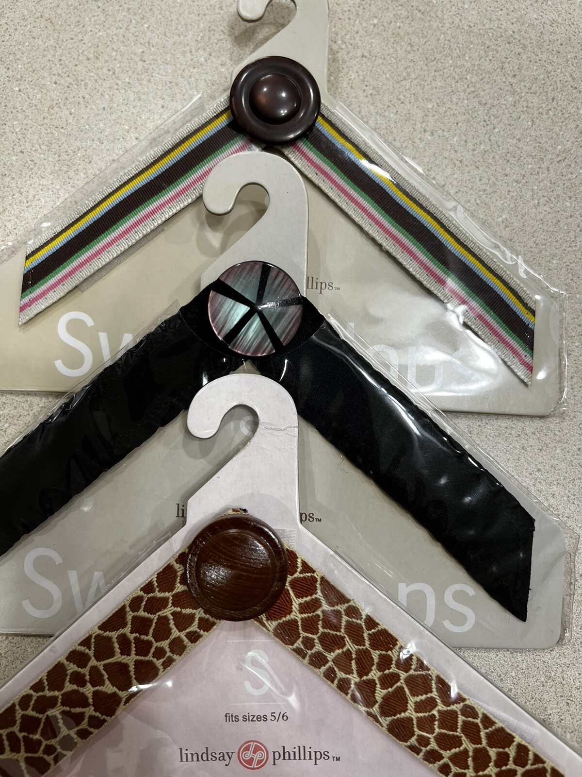 Lindsay Phillips SwitchFlops interchangable Straps For Sandals Lot of 6 Size Sm