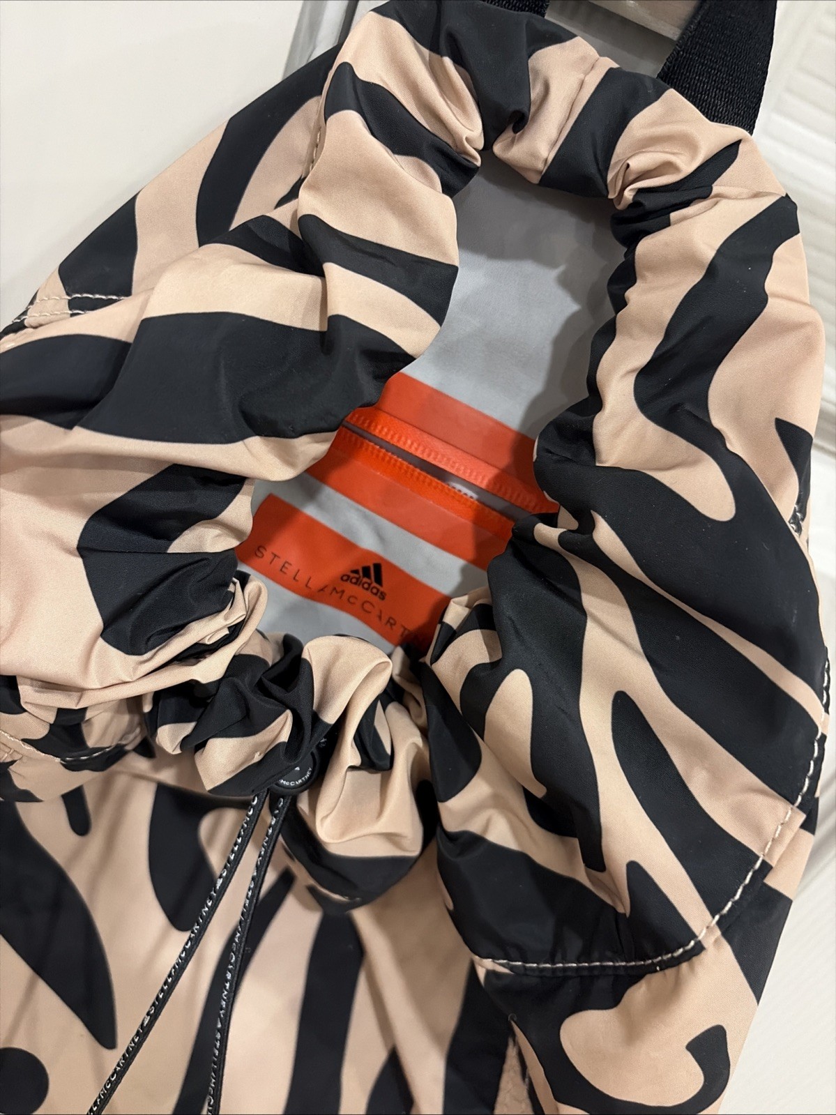 ADIDAS X STELLA MCCARTNEY | Sport Gymsack Rucksack Backpack Bag Packable Zebra