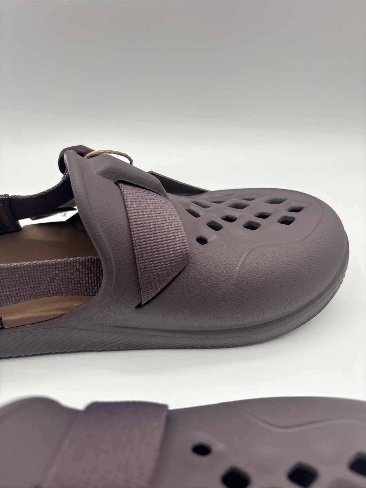 Chaco Chillos Clog Slip On Shoe Sparrow Brown (Purple) Women’s Size 9 New