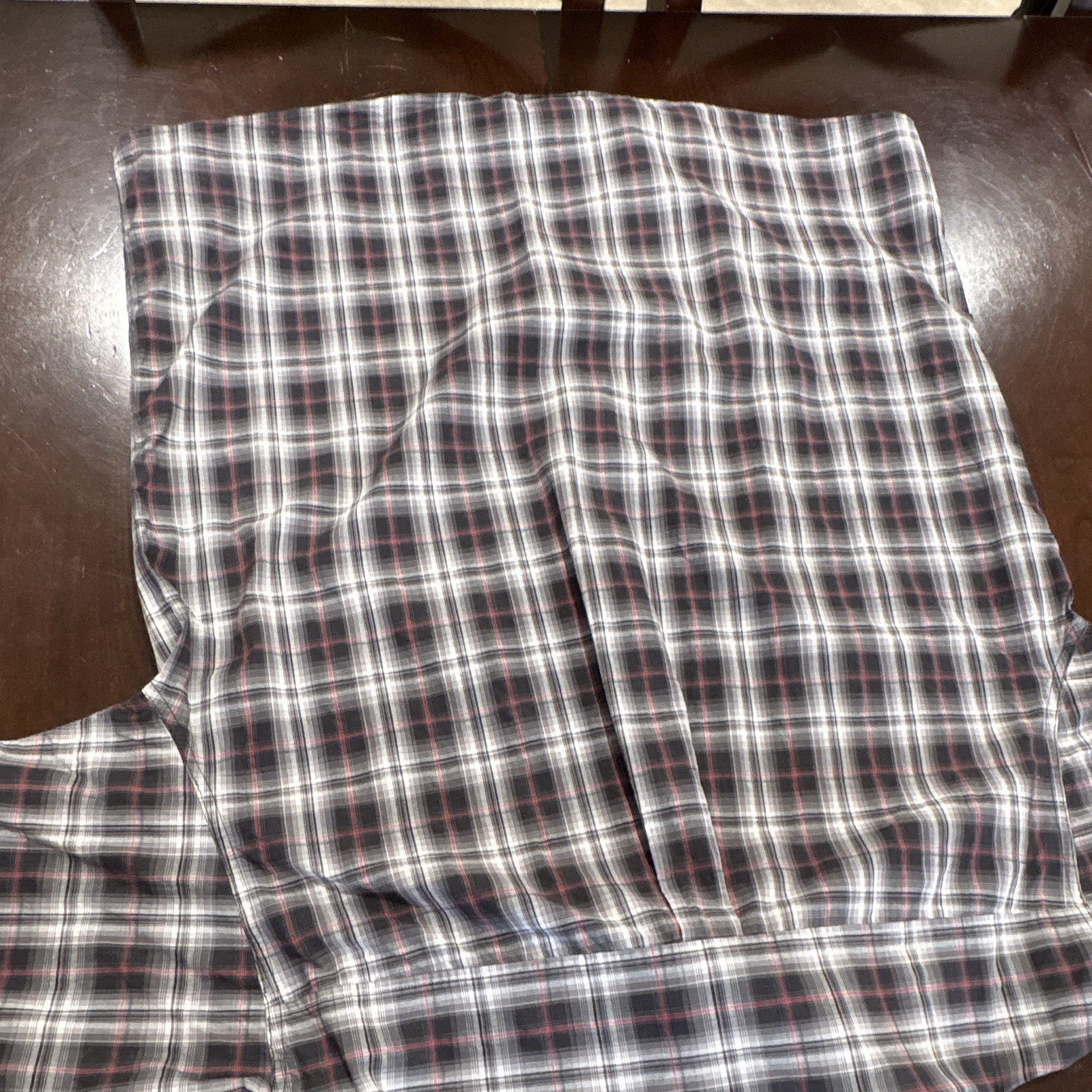 (3)Cinch Men’s L Plaid Button-Down Collared Button-Up Shirt