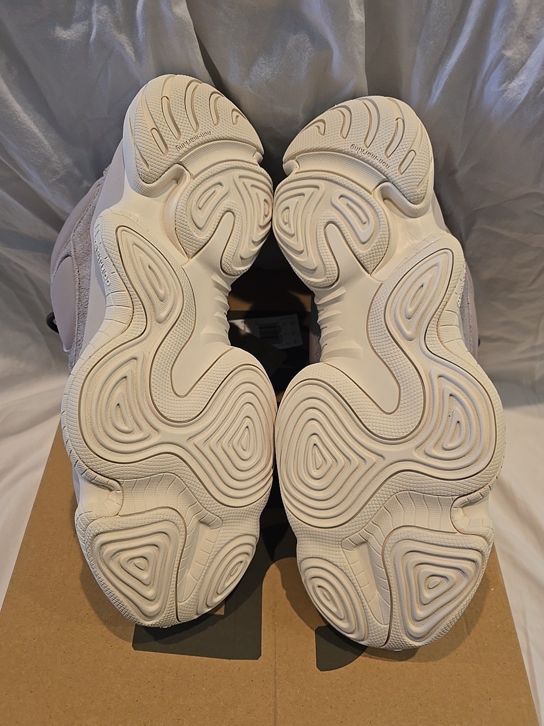 Adidas Yeezy 500 High Mist Stone GV7775 Extra Laces Sz 14.5 New Box Rare