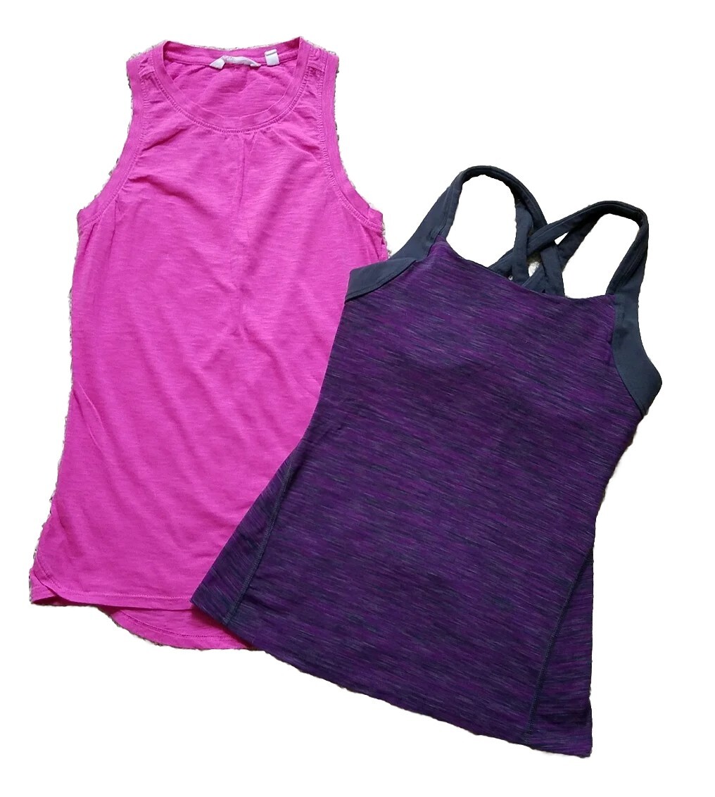 Athleta/Lucy Top Shirt Athletic Hiking Camping Outdoor Women’s Size S Lot of 2
