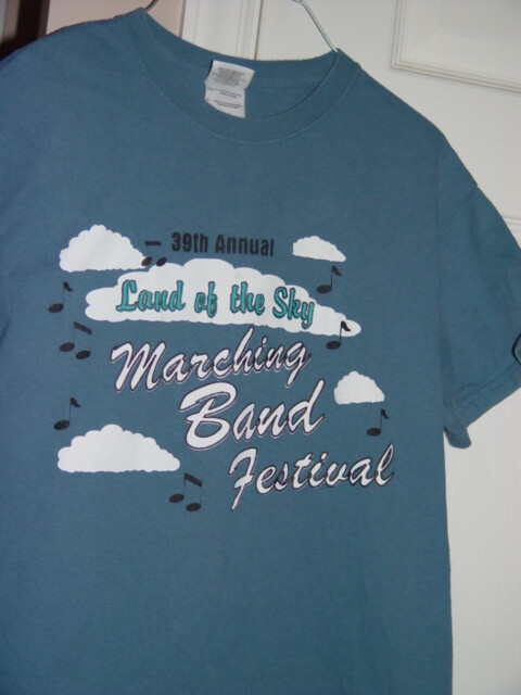 39th Annual Land of The Sky Marching Band Festival Candler NC T-Shirt Size Small