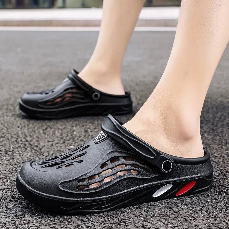 Summer Men Sandals Light EVA Men’s Casual Shoes Hole Shoes Clogs Lovers Home