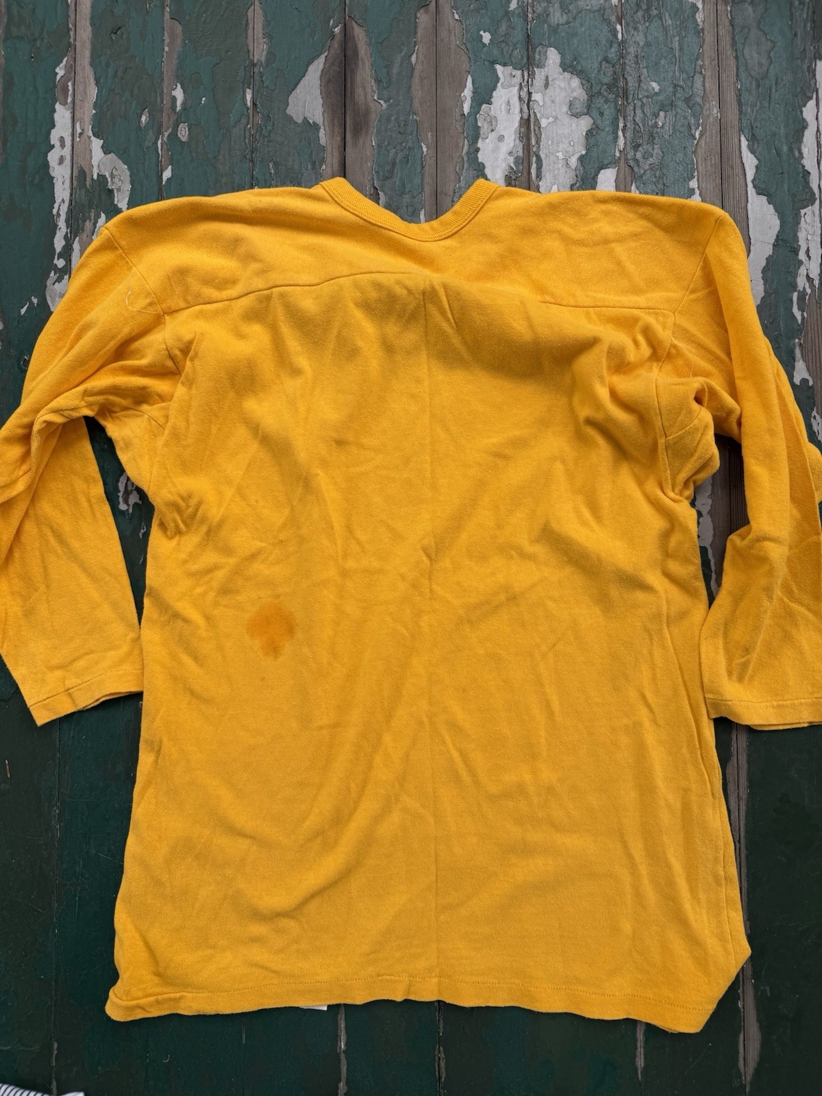 1970s-80s Russell Athletic All Cotton Football Shirt, Indiana University XL