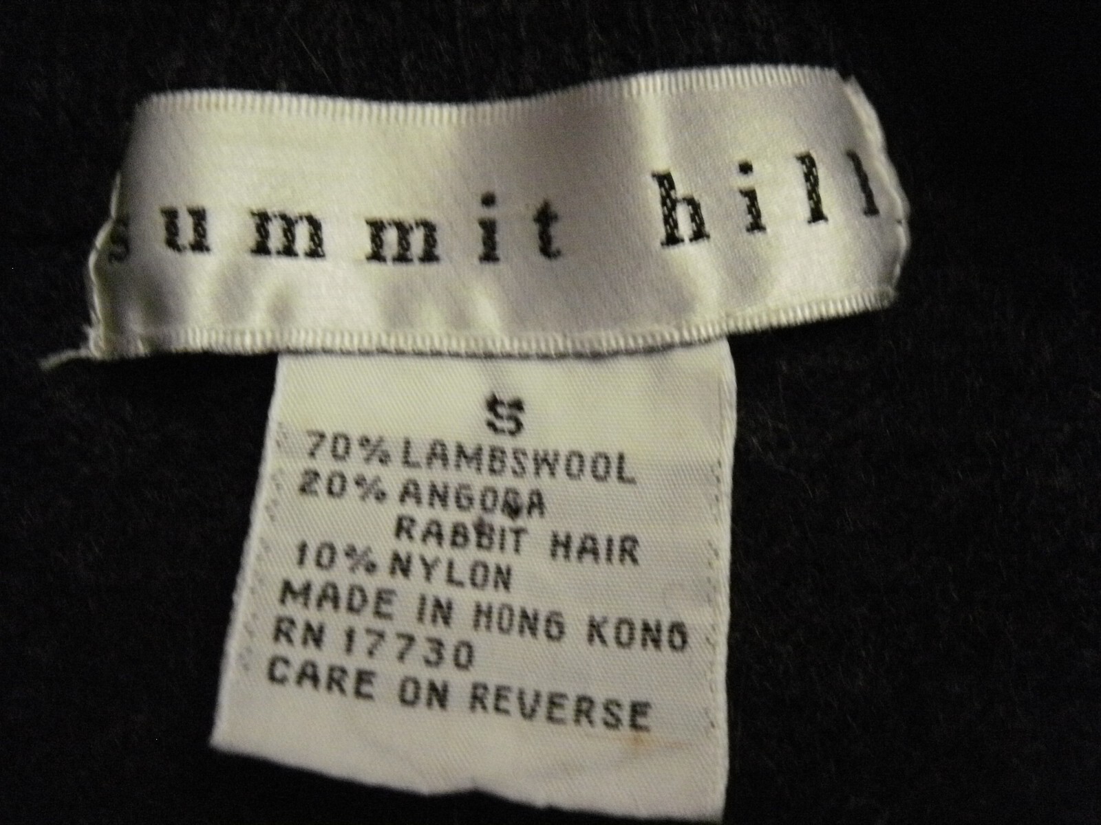 Summit Hill Vtg. Crdigan Sweaterr Women S Gray Lambswool Angora V-Neck Button Up