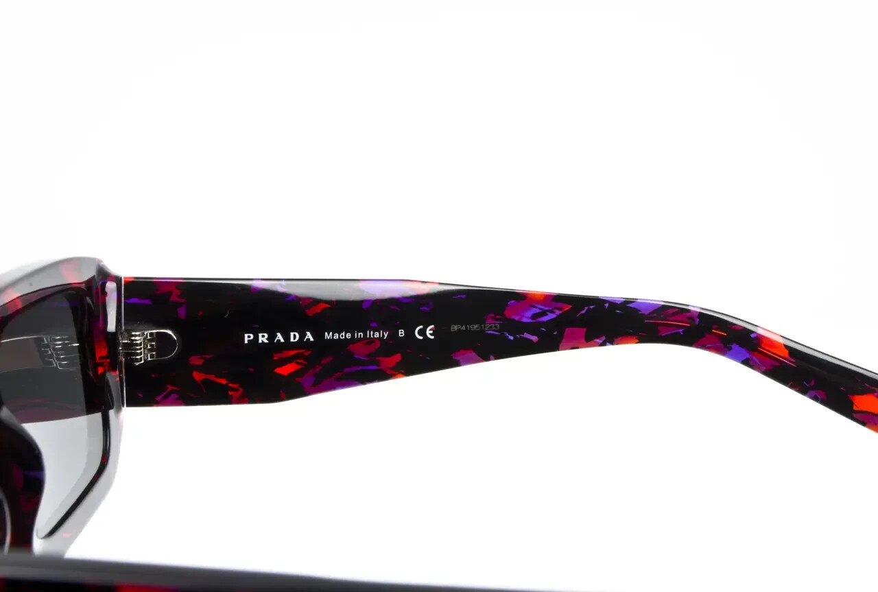 Prada SPR06Y 06V-5S0 Sunglasses Unisex Multicolor Rectangular