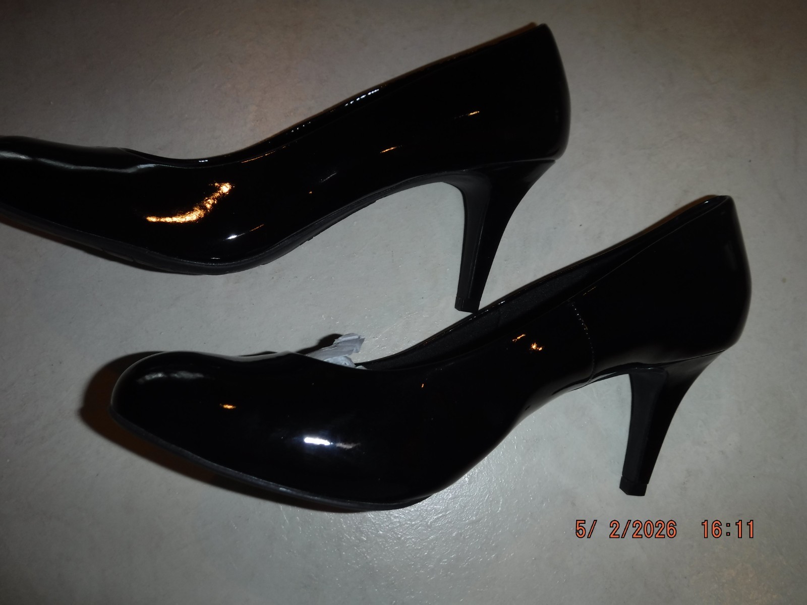 COMFORT PLUS PREDICTIONS SIZE 12W KARMEN BLACK WOMEN’S HIGH HEEL SHOES NEW w/BOX
