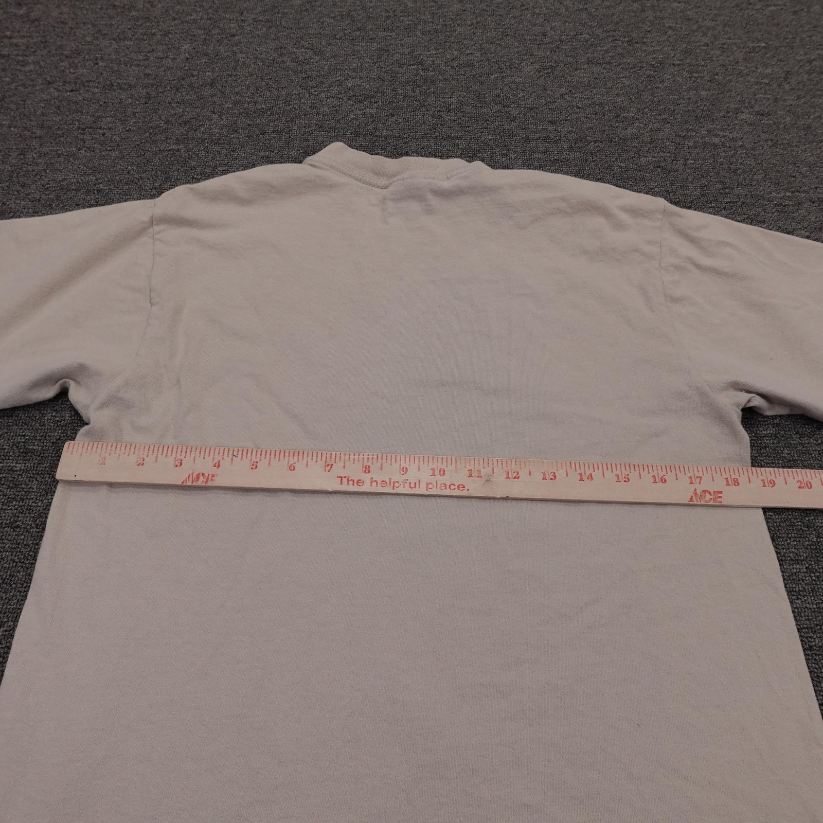 Vintage Grand Lake Colorado Moose Shirt Mens Medium Beige Anvil Graphic Tee 90s