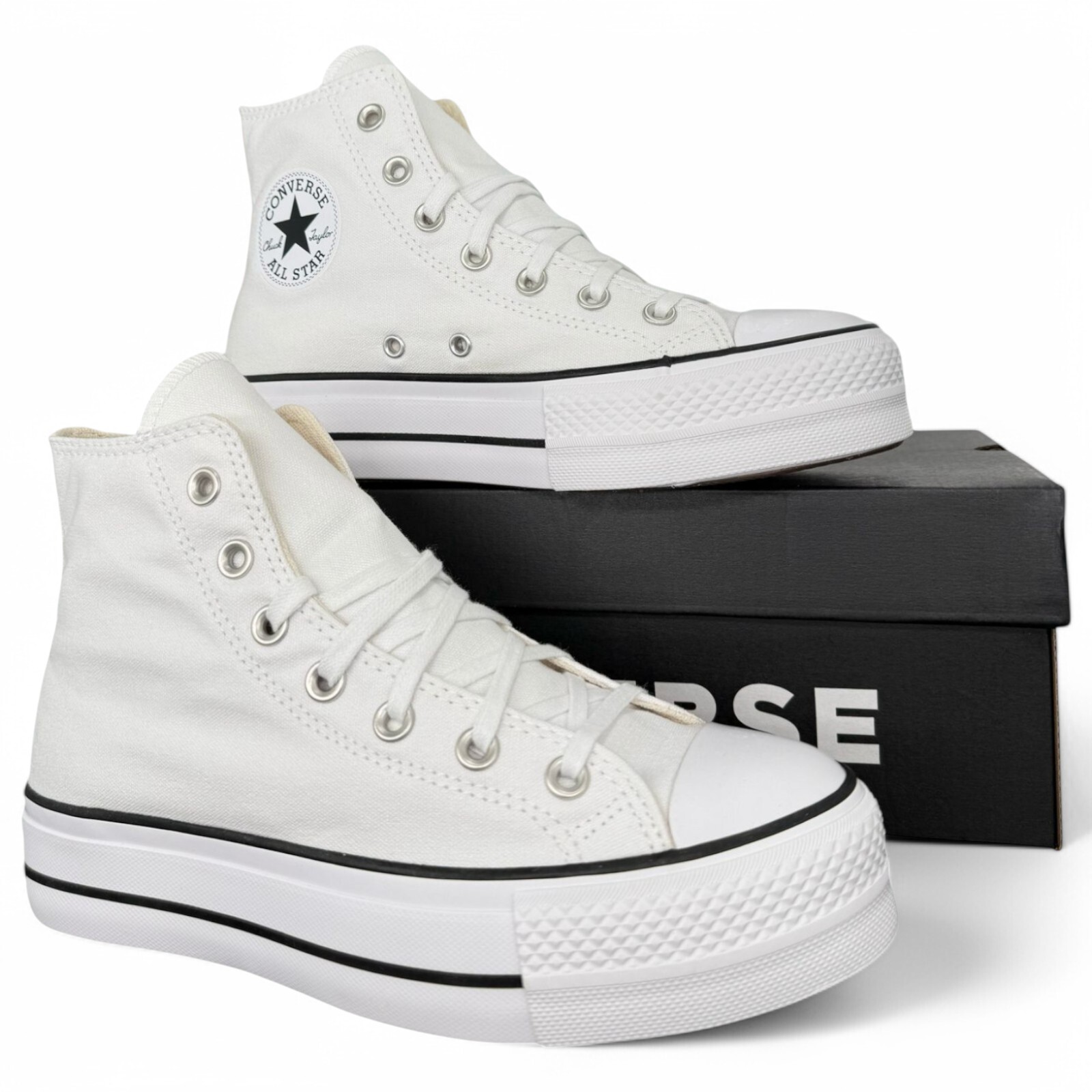 Converse Chuck Taylor LIFT HI High Top Canvas Platform Women US Sz 5-10.5 NEW