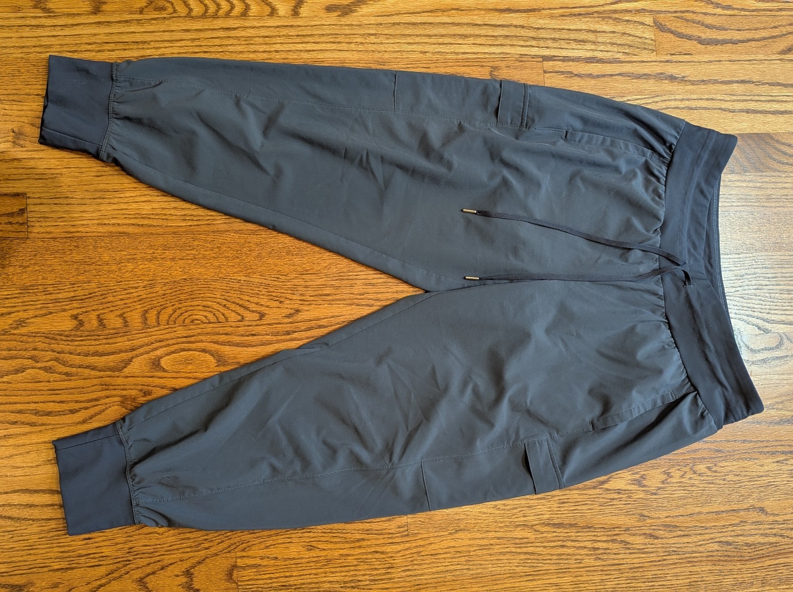 CALIA Women’s Blue Jogger Pants Size L Polyester Spandex Pockets Drawstring