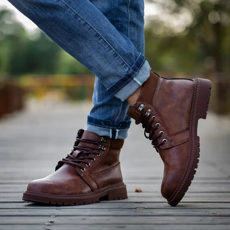 Waterproof Work Boots Mens Safety Shoes Steel Toe Botas De Trabajo Para Hombre