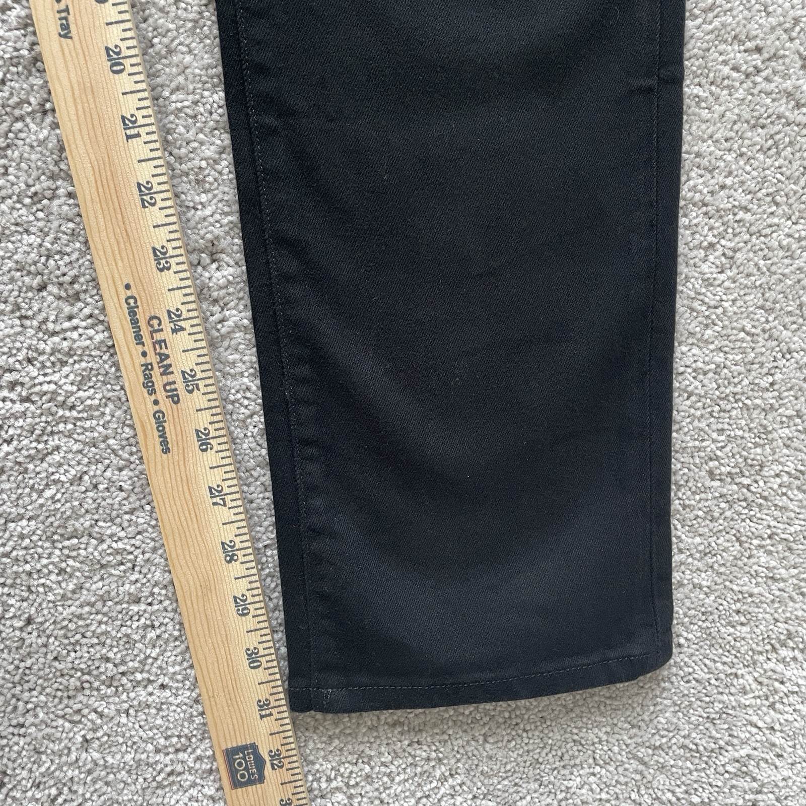 Mavi Men’s Zach Straight Leg Jeans Black 30×31 Cotton Blend Stretch Denim
