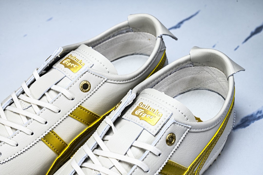Onits*ka Tiger Mexico 66 SD Cream Pure Gold 1183A872-122 Unisex Size 4-11