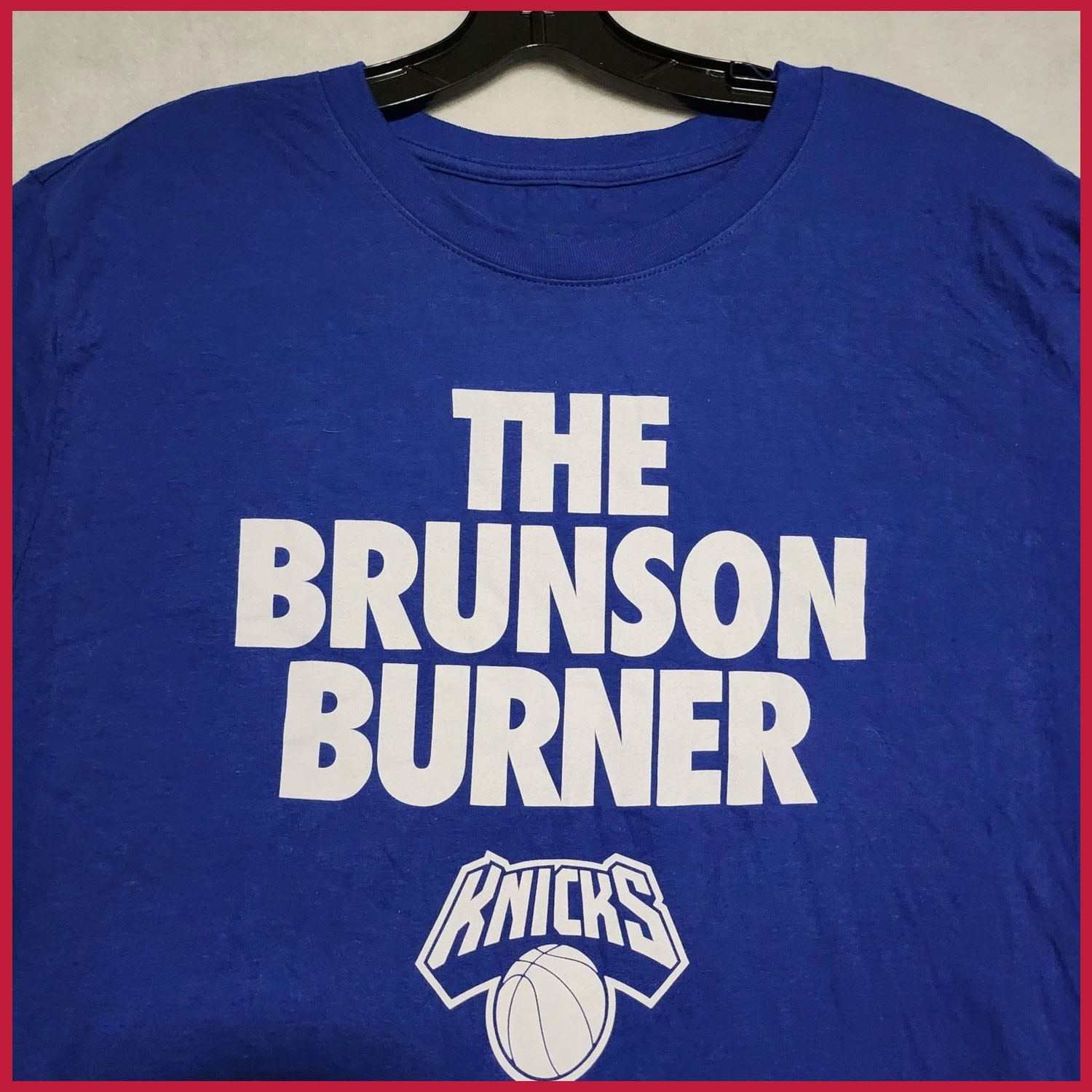 New York Jalen #11 Brunson “The Brunson Burner” T-Shirt Basketball Playoffs Tee