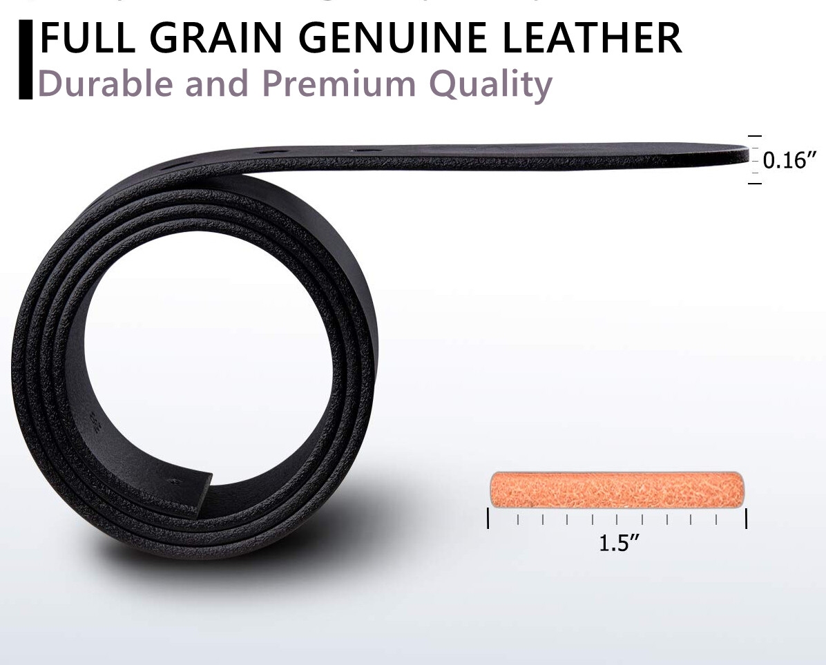 Men’s belts,Full Grain Genuine Leather Casual Dress Jeans Belts for Men