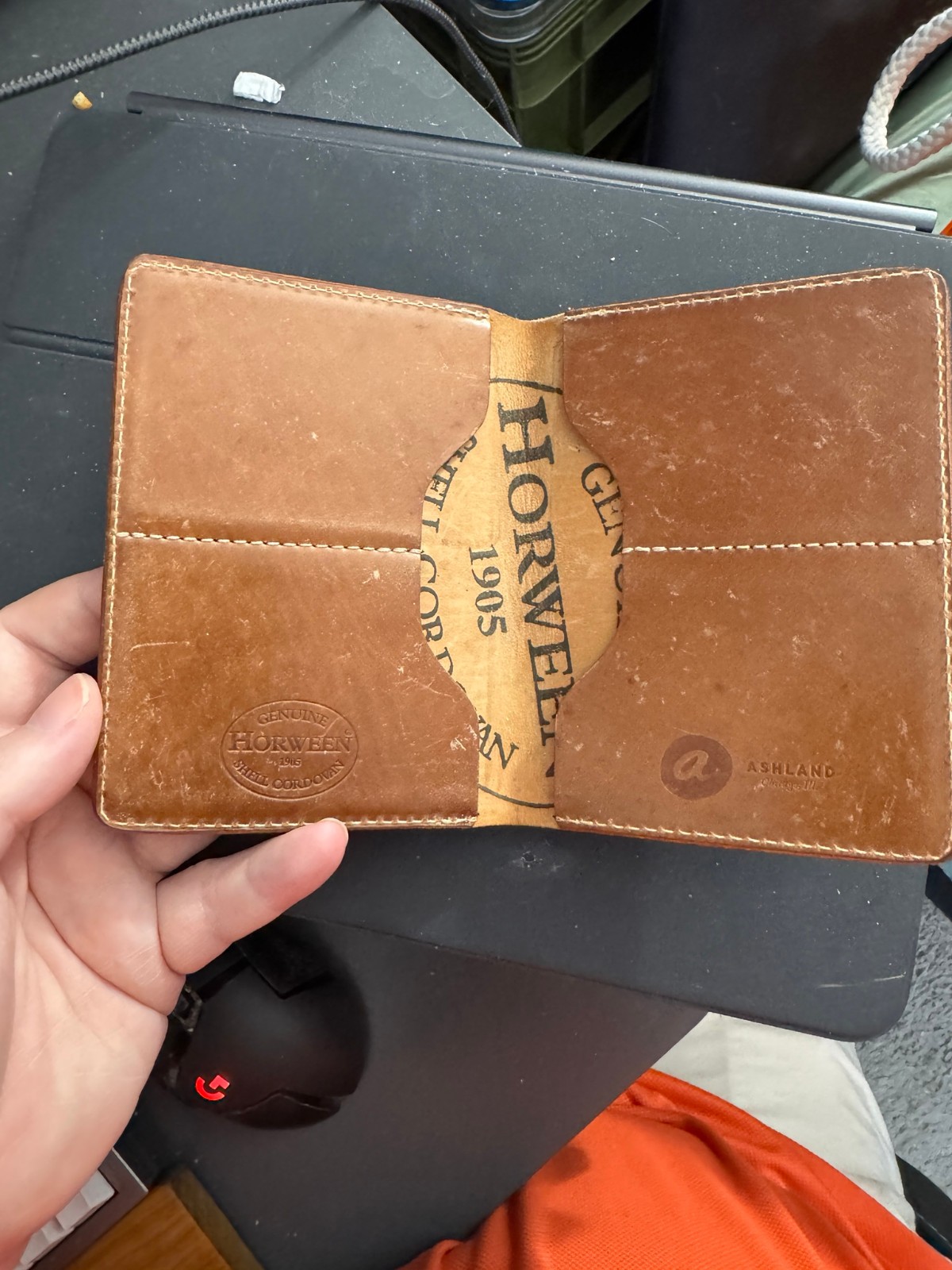 Ashland Leather Fat Herbie Shell Cordovan Wallet